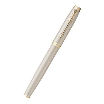 PARKER IM PRO MONOCHROME szampan pióro wieczne F