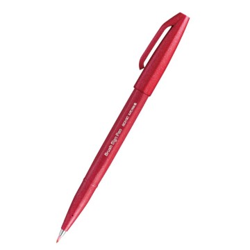 Pisak PENTEL do LETTERINGU czerwony