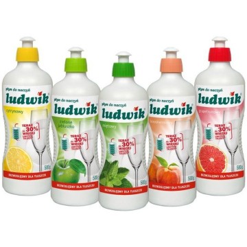 Płyn do naczyń LUDWIK 450ml miętowy