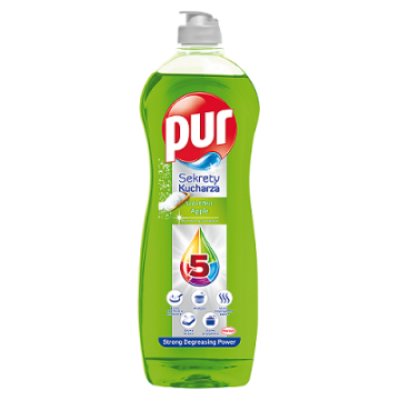 Płyn do naczyń PUR 750ml JABŁKO