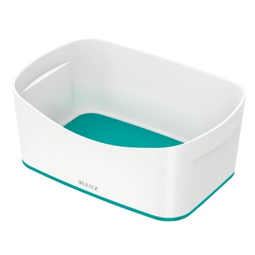 Pojemnik LEITZ MYBOX WOW [F] biało-turkusowy