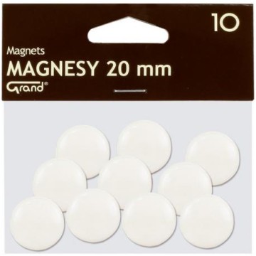 Punkty magnetyczne GRAND 20mm [10] białe