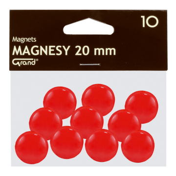 Punkty magnetyczne GRAND 20mm [10] czerwone