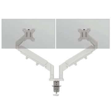 Ramię na 2 monitory LEITZ ERGO jasnoszare