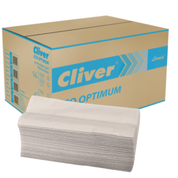 Ręcznik ZZ makulat. szary CLIVER 25/21 [12x334]