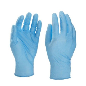 Rękawice nitrylowe L [100] niebieskie