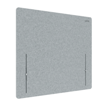 Ściana działowa do biurka LEITZ 70/80cm szara