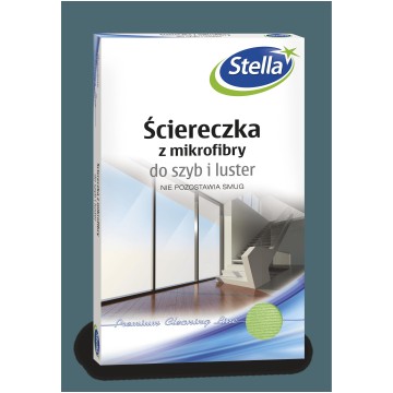 Ściereczka z mikrofibry STELLA do szyb