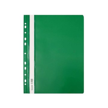 Skoroszyty plast z zaw. PCV BIURFOL [20] zielone