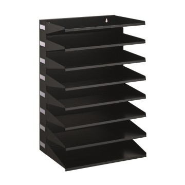 Sorter do dokumentów DURABLE 8 półek czarny