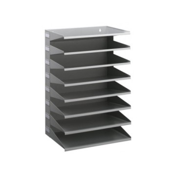 Sorter do dokumentów DURABLE 8 półek szary