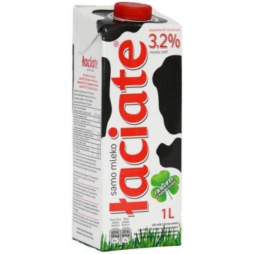 Spoż- Mleko ŁACIATE 3,2% 1L