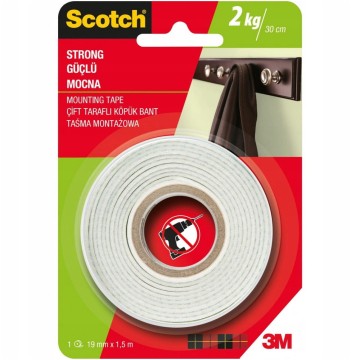 Taśma montażowa mocna Scotch 19 mm x 1,5 m