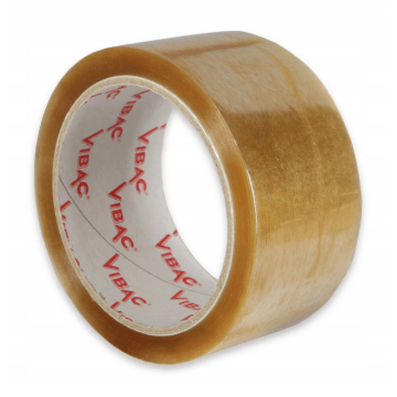 Taśma pakowa 48mm/66y VIBAC kauczuk bezbarwna [1]