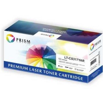 Toner żółty, zamiennik PRISM LEXMARK CS317