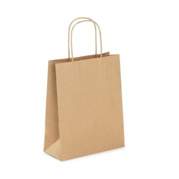 Torba papierowa ECOBAG 240x100x360 brązowa