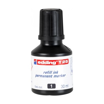 Tusz do markerów permanentnych EDDING 30ml czarny