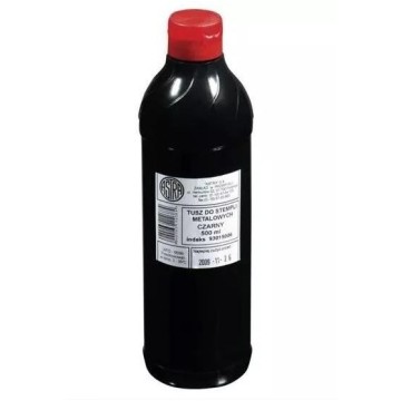 Tusz do pieczątek metal. ASTRA 500ml czarny