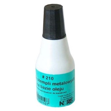 Tusz do pieczątek metal. NORIS 210 25ml czarny