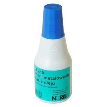 Tusz do pieczątek metal. NORIS 210 25ml niebieski