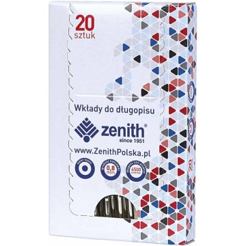 Wkład wielkopojemny ZENITH 4 niebieski 20szt.