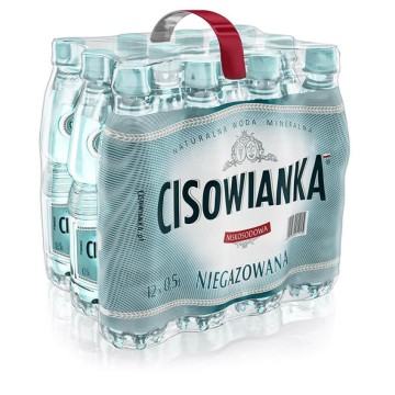 Woda CISOWIANKA 0,5L NIEGAZOWANA [12] z kaucją