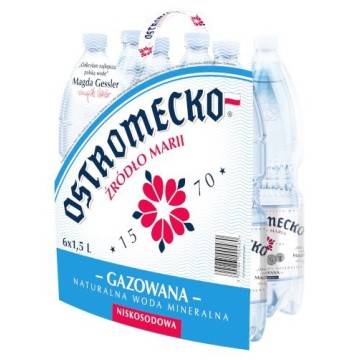 Woda gazowana OSTROMECKO 6x1,5l