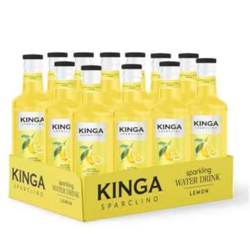 Woda KINGA SPARCLINO SZKŁO 0,25L LEMON [12]