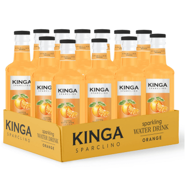 Woda KINGA SPARCLINO SZKŁO 0,25L ORANGE [12]