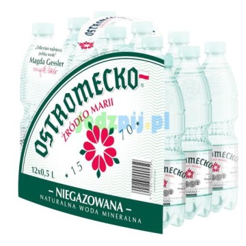 Woda niegazowana OSTROMECKO 12x500ml