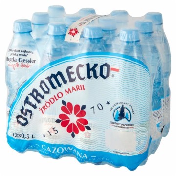 Woda OSTROMECKO 0,5L GAZOWANA [12]