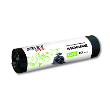 Worki na śmieci 120L LD [10] SERVICEPACK czarne