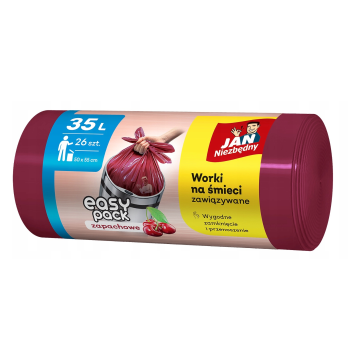 Worki na śmieci 35L HD [26] JN wiśnia