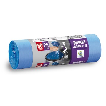 Worki na śmieci 60L HD [25] AZ nieb.
