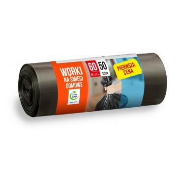 Worki na śmieci 60L HD [50] FP czarne (106705MK)