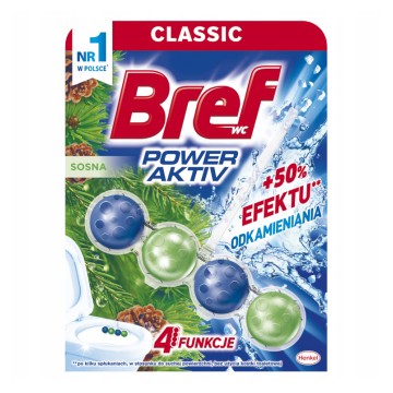 Zawieszka do WC kulki BREF Power Active [1] sosna