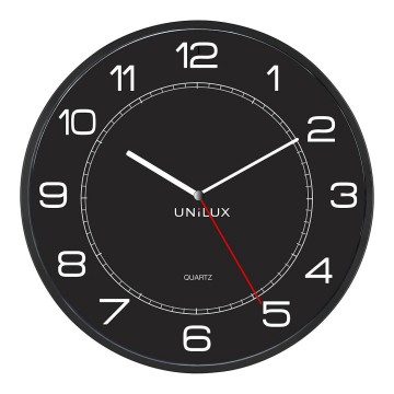 Zegar ścienny UNILUX MEGA 57cm czarny