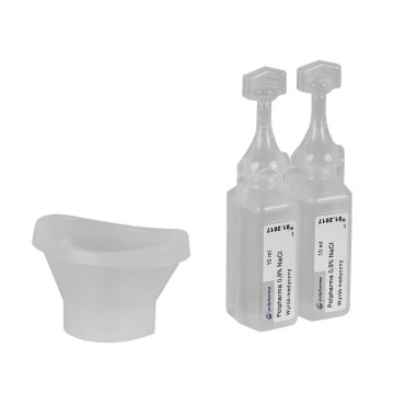Zestaw do płukania oka 2x10ml + kieliszek