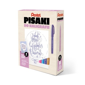 Zestaw PENTEL do LETTERINGU [4] +książeczka PSVL