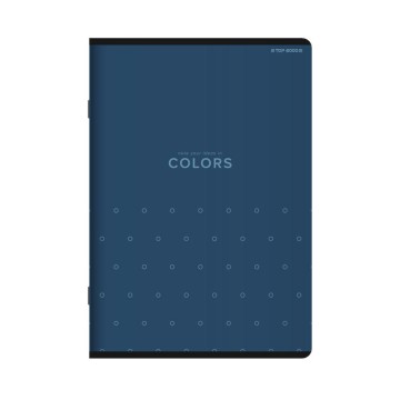 Zeszyt A4 60k krata TOP2000 COLORS niebieski