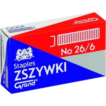 Zszywki GRAND 26/6 [1000]